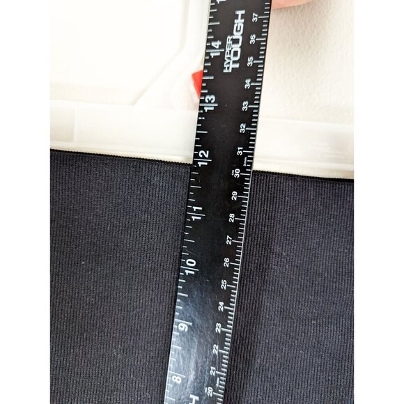 Homma Seamless High Waist No Front Seam Athletic Leggings Large Black - Picture 8 of 11